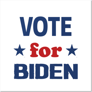 Vote for BIDEN Posters and Art